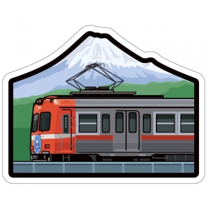 富士山明信片_鐵道日本之旅-岳南電車