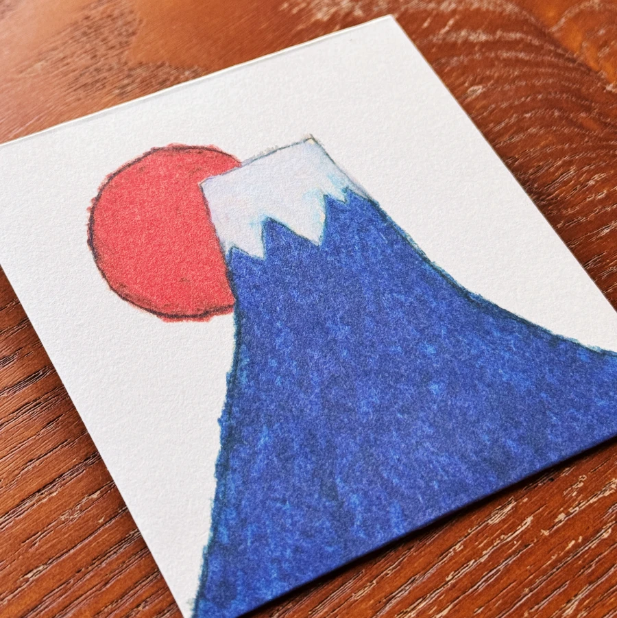 米津祐介 富士山 小紅包袋（五入一組）