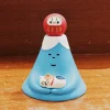 日本 DECOLE 達摩與熟睡小貓
