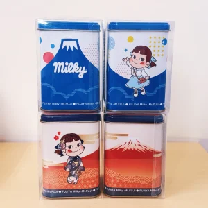 富士山 不二家 牛奶妹 糖果罐