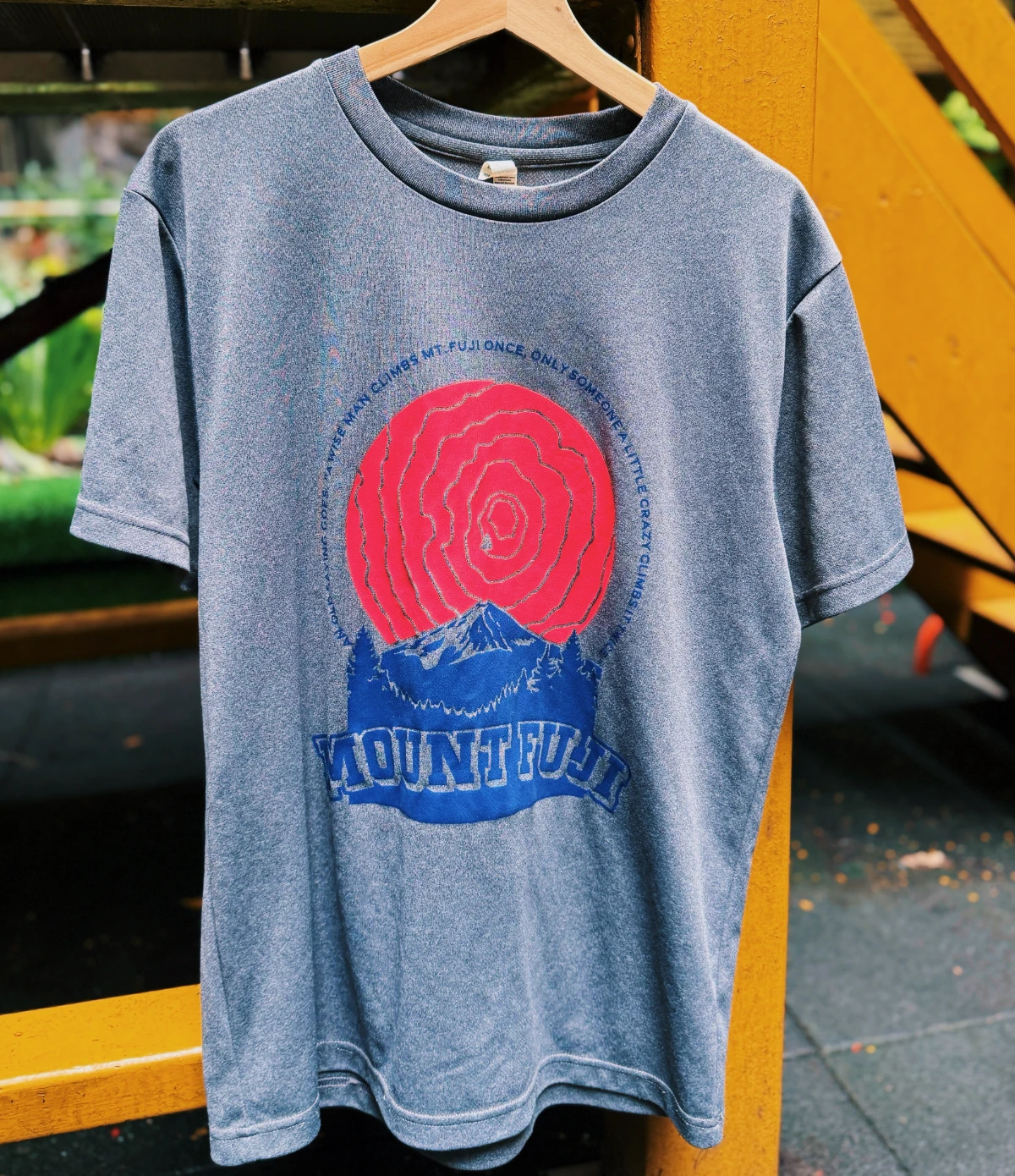 富士山 登山機能 排汗快乾 t-shirt