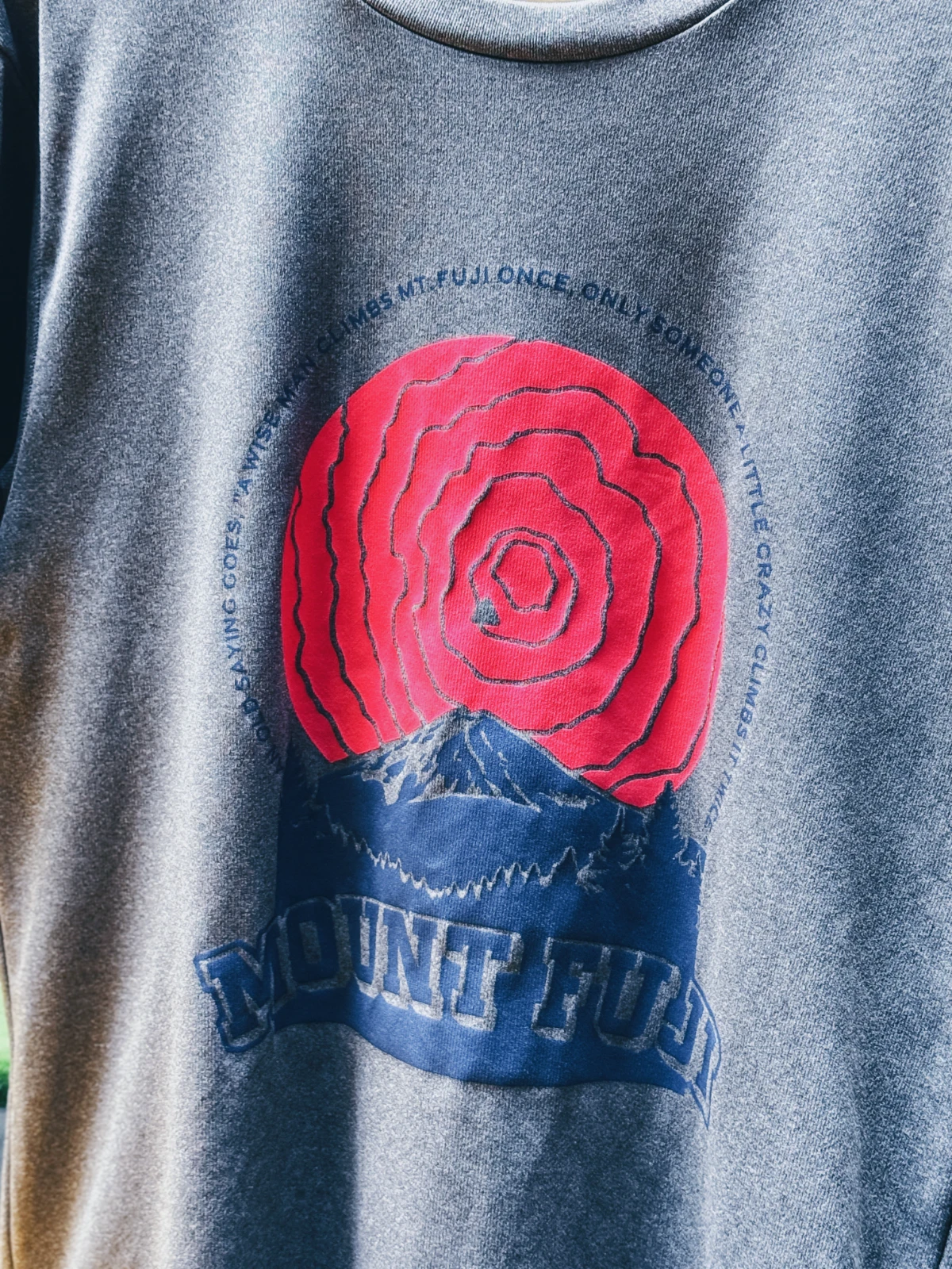 富士山 登山機能 排汗快乾 t-shirt